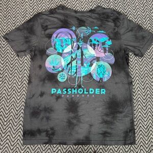 Disney Works Gray Passholder Pandora Graphic T-Shirt